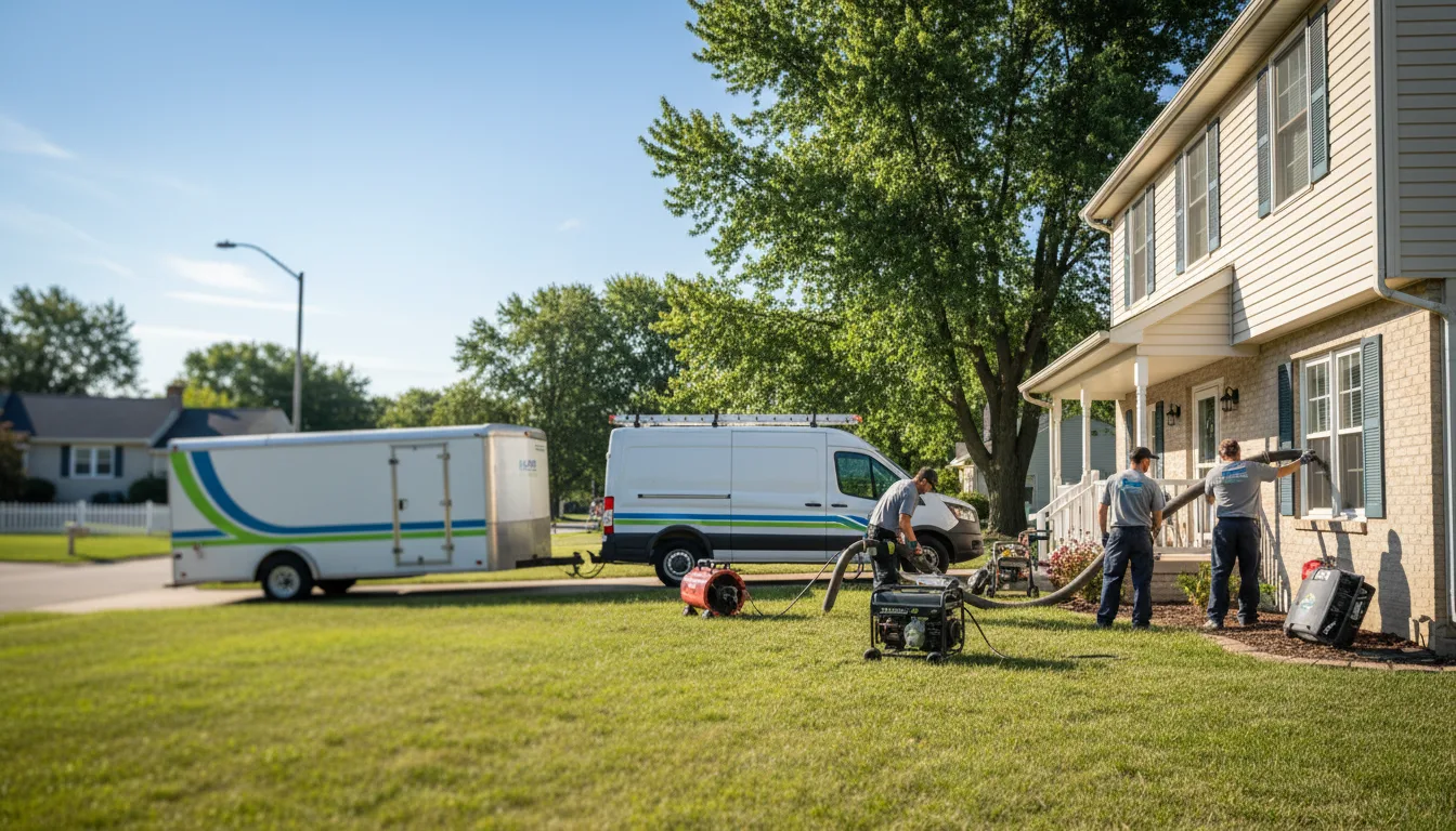 Flooded Basement Restoration And Cleanup With Repair in Union Pier, MI near me